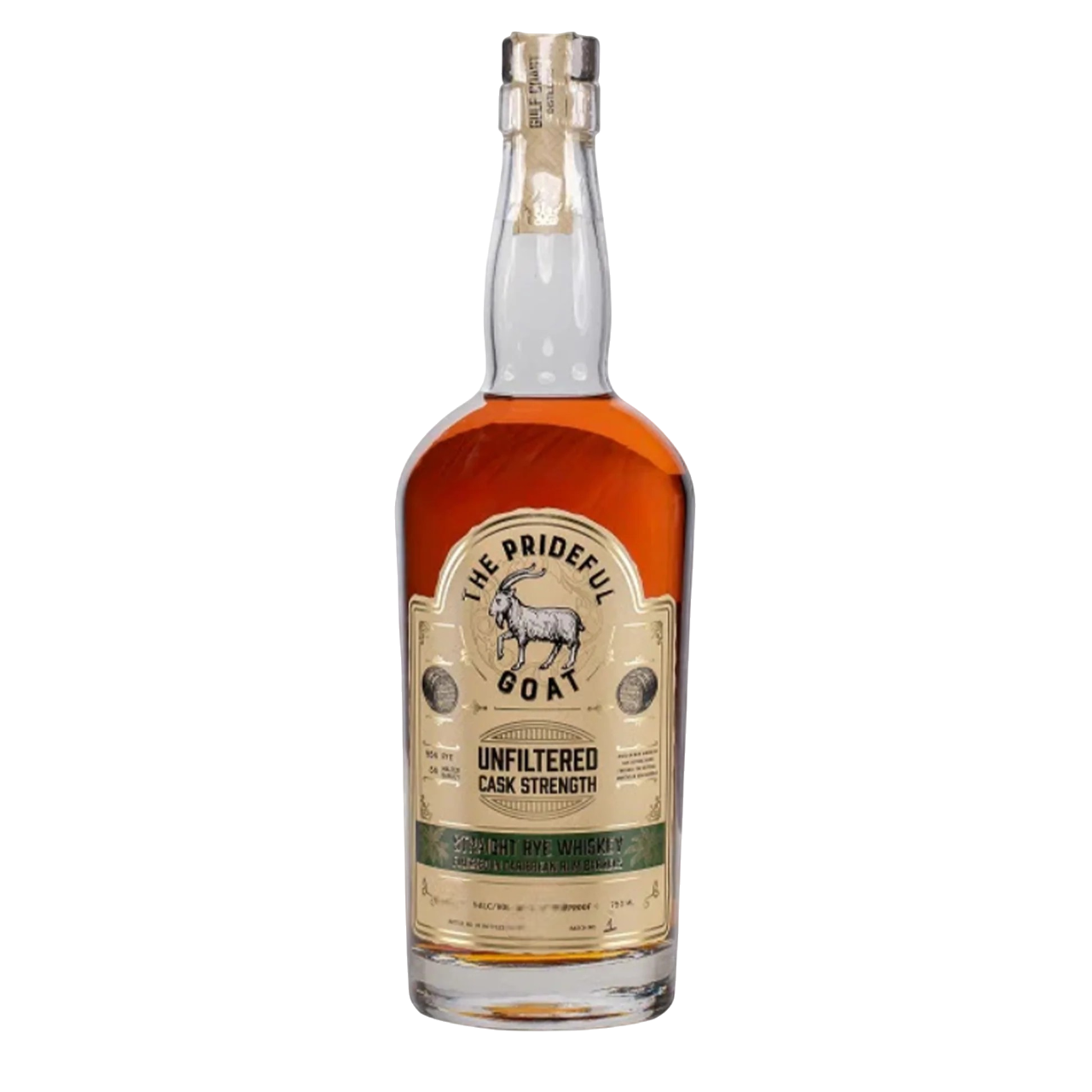 The Prideful Goat Cask Strength Rum Finished Rye 750ml