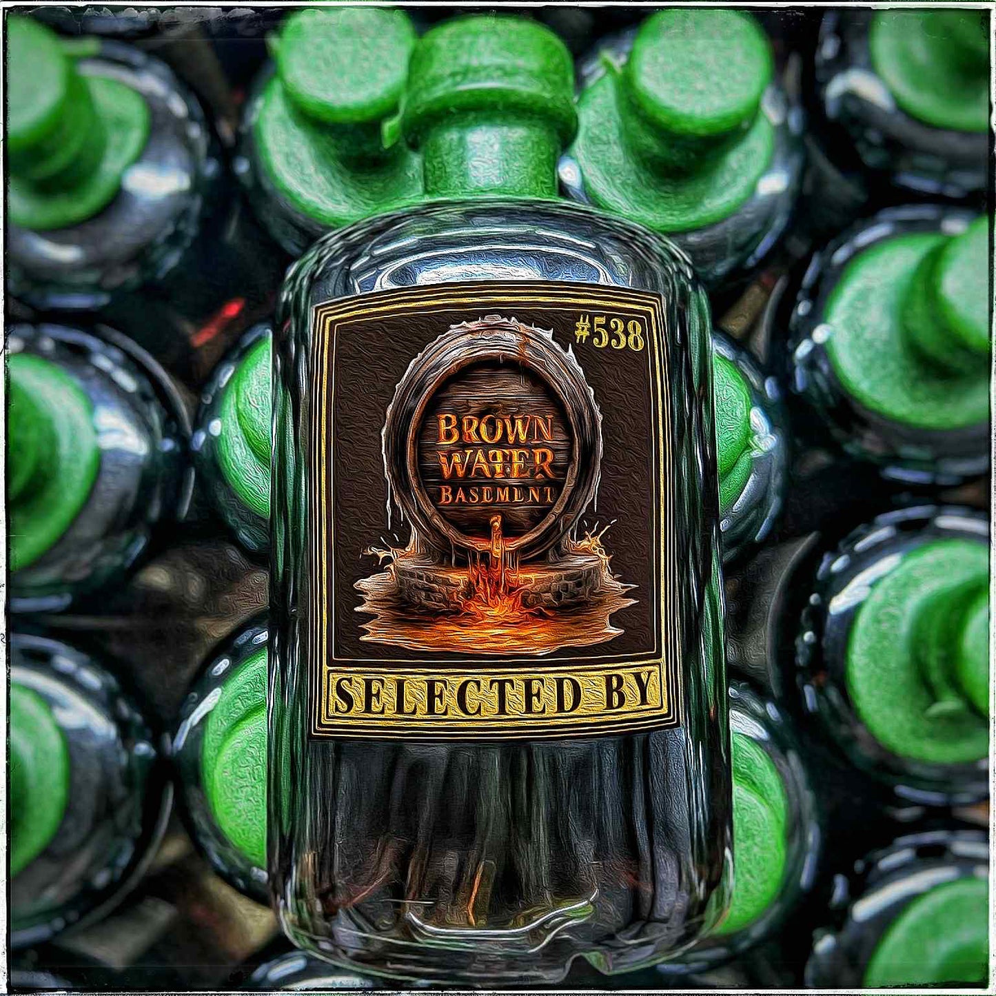 Dettling Bourbon Brown Water Basement Barrel 538 Green Wax 750ml
